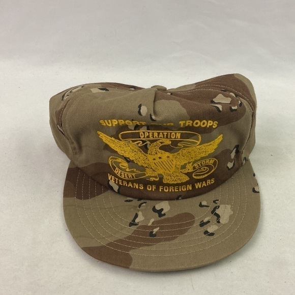 Vintage Desert Storm Camouflage Hat Cap Snapback - Picture 13 of 13